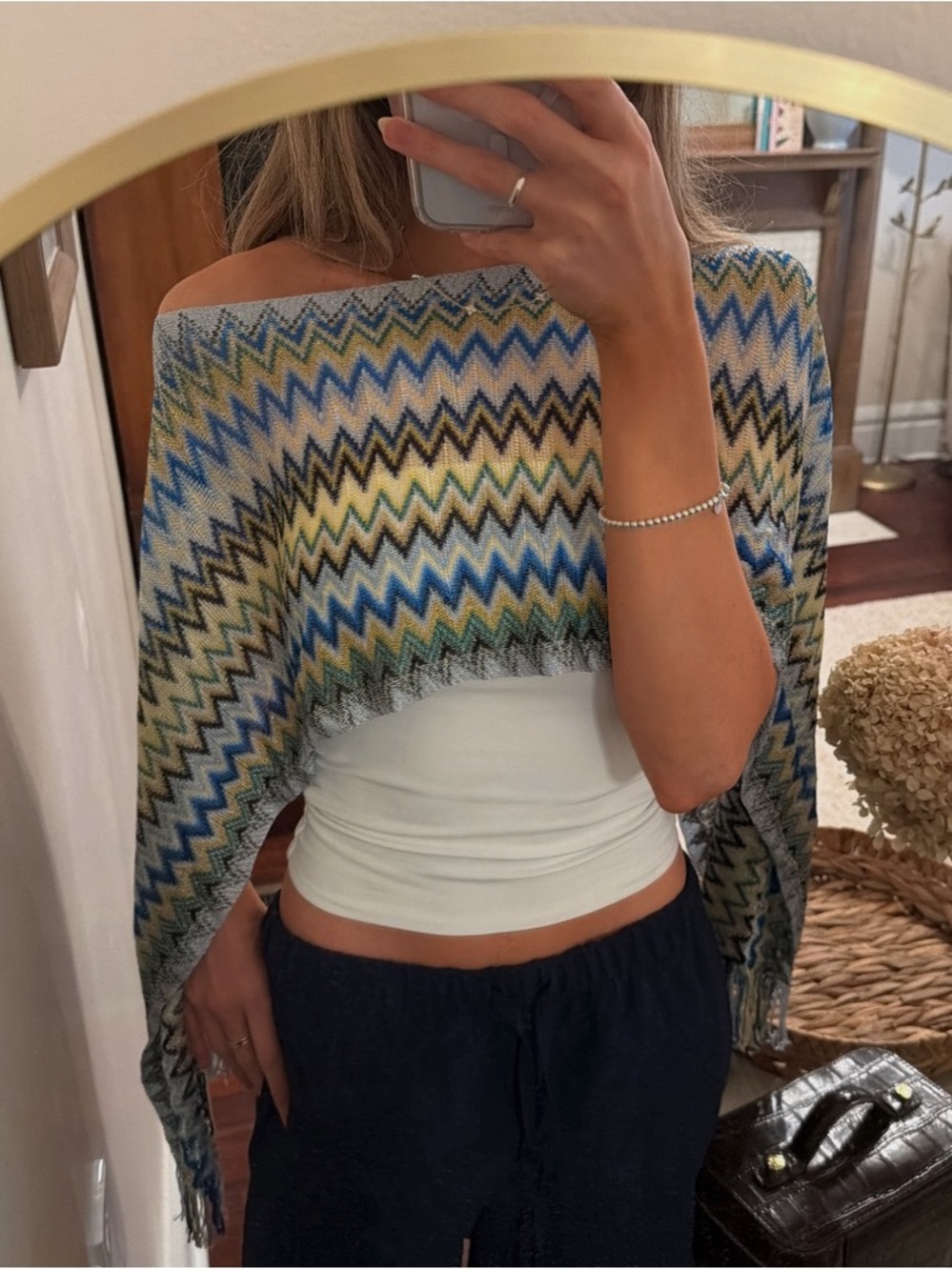 Missoni Shimmer Knit Poncho